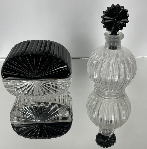 Glass vanity pieces perfume - vanity, pieces,