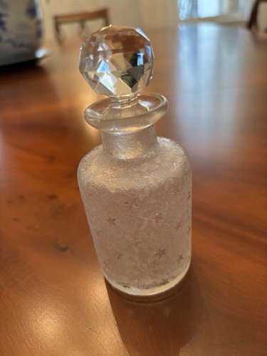 Antique etched glass - etched,